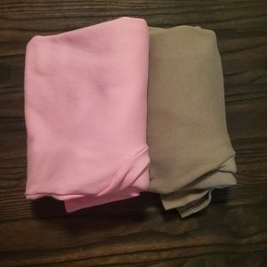 Bundle of 2 Pima Cotton V Neck Shirts NWOT